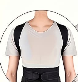 Front view of the AlignPro brace being worn